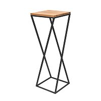 Столик для цветов Loft 100, черный