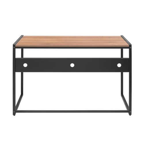 Стол письменный Rimini, черный, ЛДСП Орех, 120*65*75 фото 13