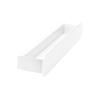 Полка для ванной комнаты OMEGA, 50 см, нерж. сталь, белая