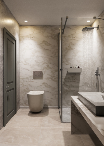 Полка для ванной комнаты CASA, 50 см, нерж. сталь, белая фото 3