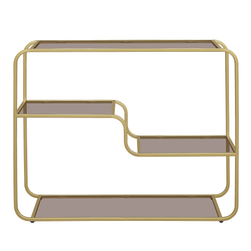 Консоль SIENA, золотая, бронзовое стекло, 100*35*81 фото 3