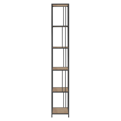 Стеллаж SOHO MINI, черный, ЛДСП Дуб Каселла, 45*30*195 фото 13