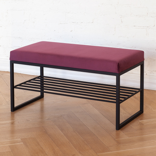 Банкетка RUBY MINI, черная, Marsala, 85*40*45 фото 2