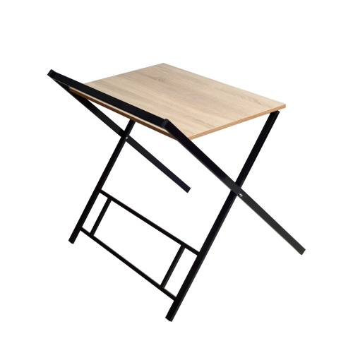 Стол складной компьютерный 80 см, дуб бардолино фото 2