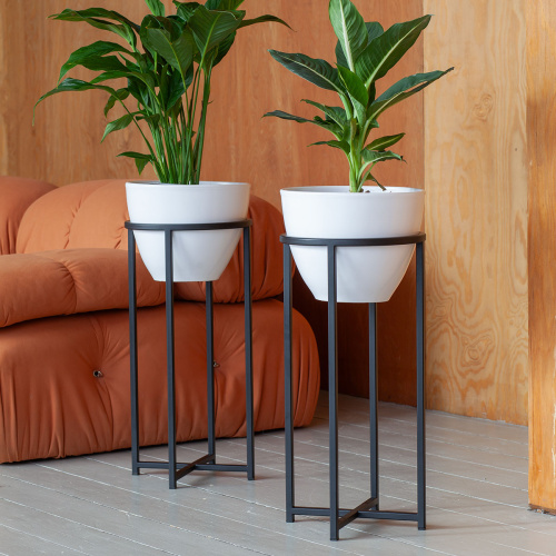 Подставка для цветов Grace 60-34, черная фото 2