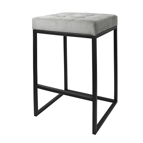 Стул полубарный SOHO, черный, серо-бежевый фото 6