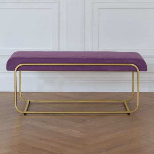 Банкетка SIENA, золотая, LAVANDA, 108*42*44