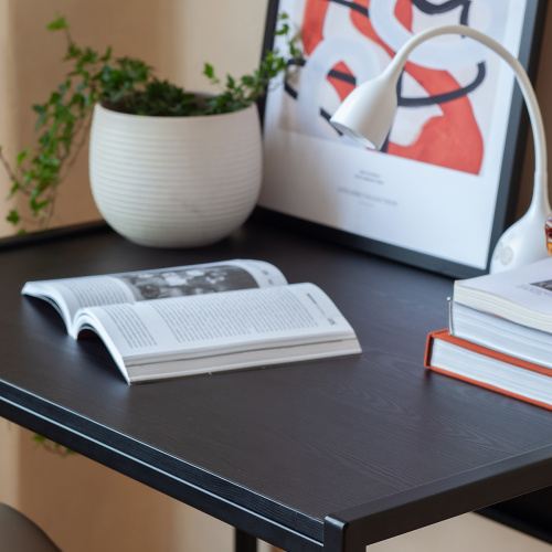 Стол письменный Rimini, черный, ЛДСП Черный, 90*65*75 фото 5