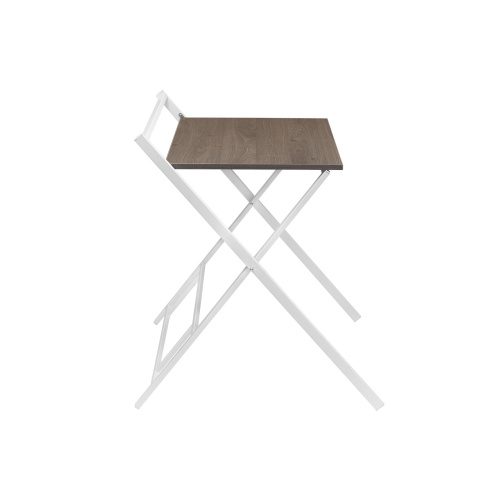 Стол складной компьютерный 800 мм, белый/дуб графит фото 2