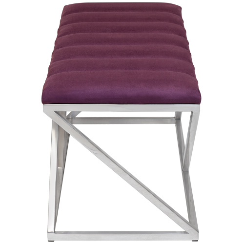 Банкетка ZUMA, н/ж сталь, Marsala, Bulon, 110*40*43,5 фото 6