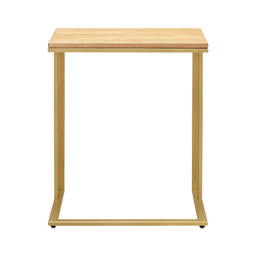 Столик кофейный приставной, золотой, 55*36,5*67 фото 8