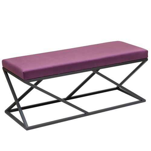 Банкетка ZUMA, черная, Marsala, 110*40*45 фото 4