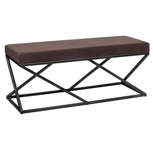 Банкетка ZUMA, черная, Kashtan, 110*40*45 фото 2