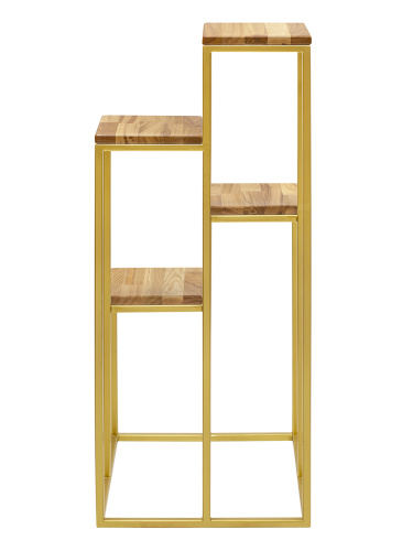 Столик подставка под 4 кашпо TORI, золотой фото 7