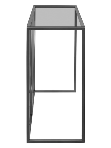 Консоль EVA, черная, тонированное  стекло 1000х350х810 фото 5