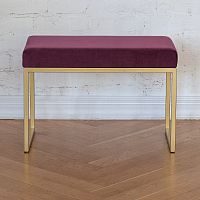 Банкетка ALBA SMART, золотая, Marsala, 65*35*45
