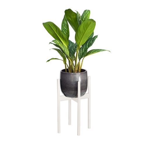 Подставка для цветов Oxalis 40, белая фото 7