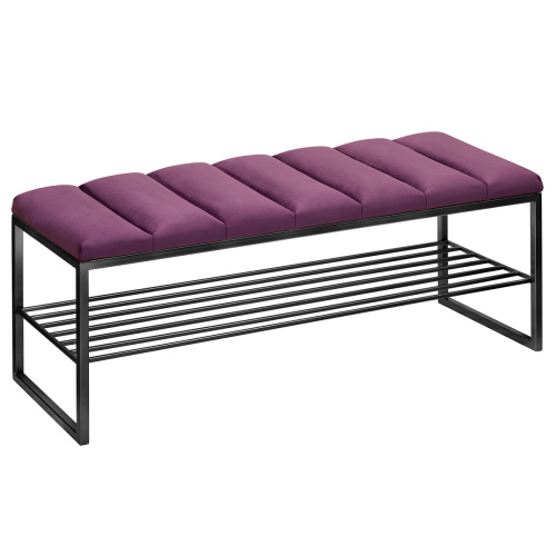 Банкетка RUBY, черная, Marsala, Bulon, 110*40*43,5 фото 7