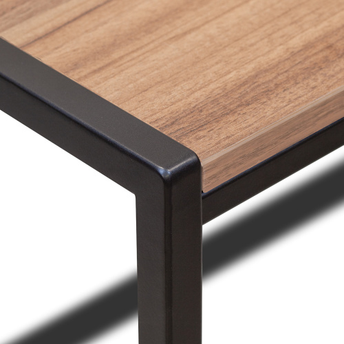 Стол письменный Rimini, черный, ЛДСП Орех, 120*65*75 фото 14