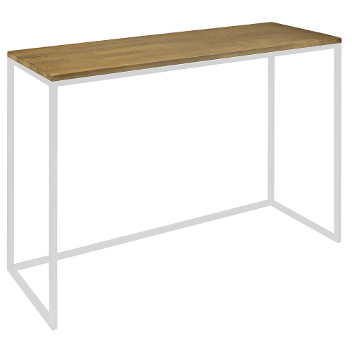 Консоль TORI, белая/дуб, 110*40*82
