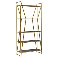 Стеллаж OSLO MINI, золотой, керамика Antracite