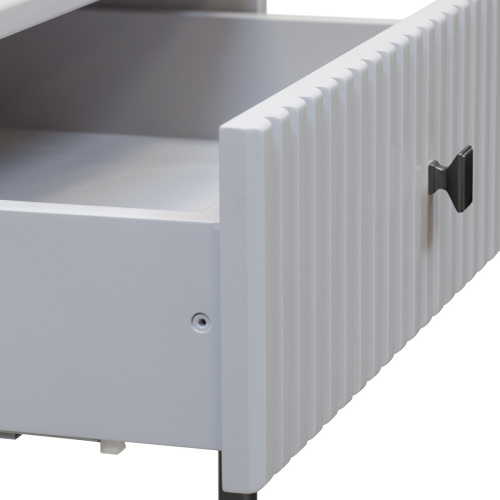 Тумба VERONA, черная, МДФ Pearl Grey, 53*45*62 фото 9