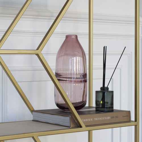 Стеллаж MALTA MINI, золотой, керамика Ivory, 80*30*175 фото 3