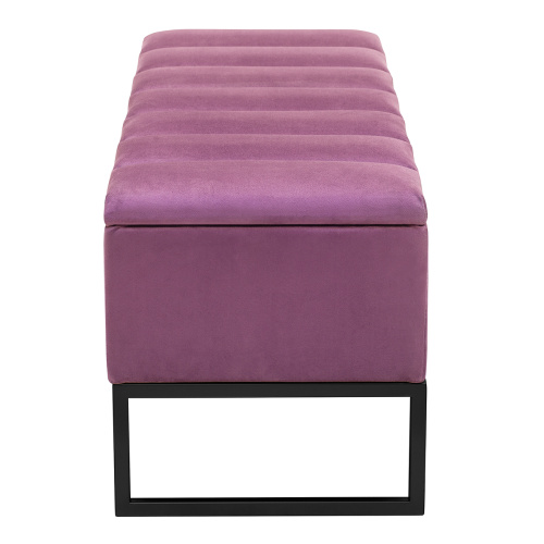 [не активен] Банкетка CUBE с ящиком для хранения, черная, Marsala, Bulon, 110*40*43,5 {39780} фото 4