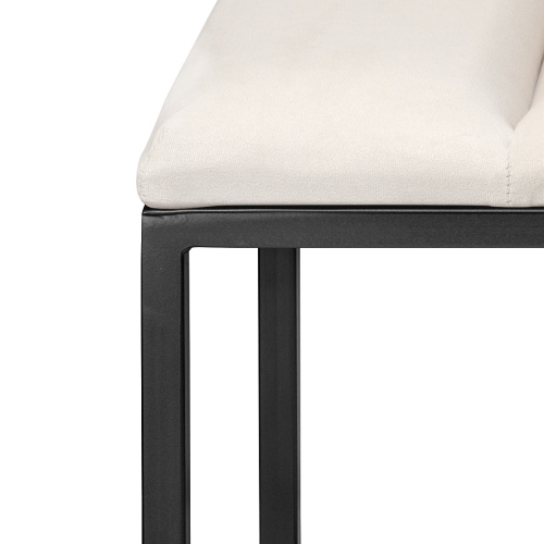Банкетка OMEGA MINI, черная, Ivory, Bulon, 85*40*43,5 фото 4