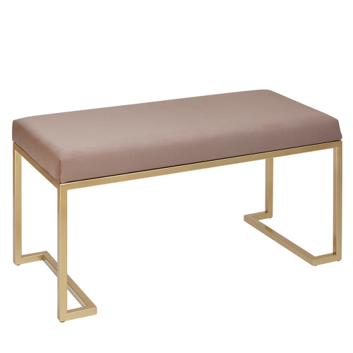 Банкетка OMEGA MINI, золотая, Mocco, 85*40*45 фото 7