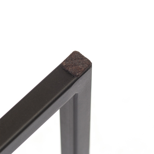 Банкетка ZUMA, черная, экокожа Light Beige, 110*40*45 фото 4