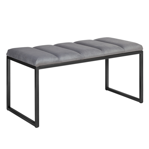 Банкетка ALBA MINI, черная, Mouse Grey, Bulon, 85*40*43,5 фото 2