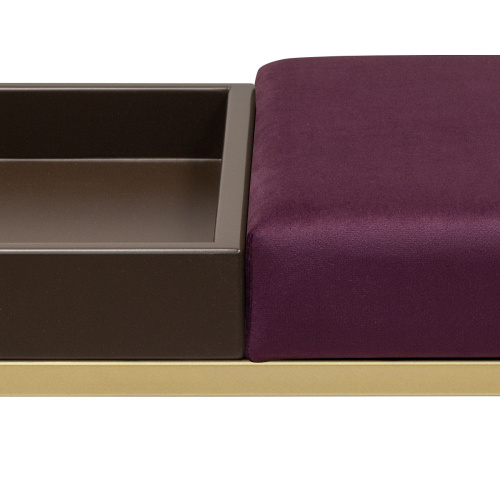 Банкетка RUBY BOX, золотая, Marsala, BrownBox, 85*40*45 фото 4