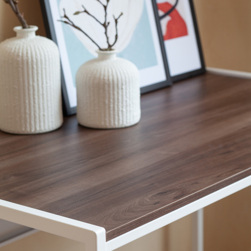 Стол письменный Rimini, белый, ЛДСП Орех Табак, 120*65*75 фото 5