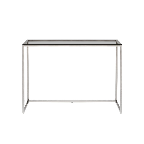 Консоль TORI, н/ж сталь, столешница стекло фото 7