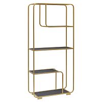 Стеллаж SIENA, золотой, керамика Antracite