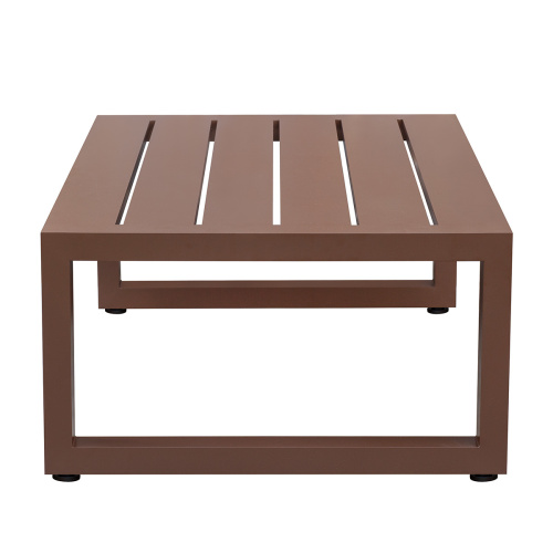 Стол уличный журнальный CAPRI, алюминий коричневый фото 7