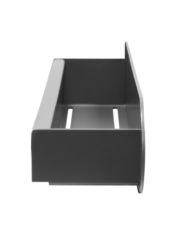 Полка настенная OMEGA, 30 см, черная фото 6