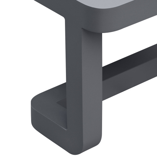 Стол уличный журнальный AMALFI, каркас алюминий цвет LAVA фото 8