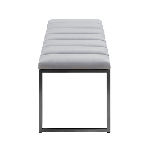 Банкетка ALBA, черная, Light Blue, Bulon, 110*40*43,5 фото 3