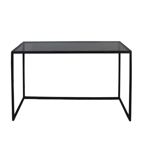 Консоль TORI, черная/стекло, 110*40*82 фото 8
