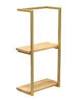 Полка навесная TWIN, золотая