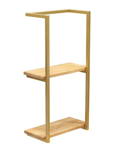 Полка навесная TWIN, золотая