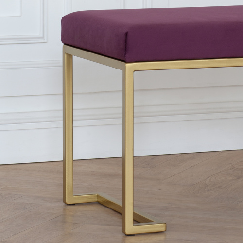 Банкетка OMEGA MINI, золотая, Marsala, 85*40*45 фото 3