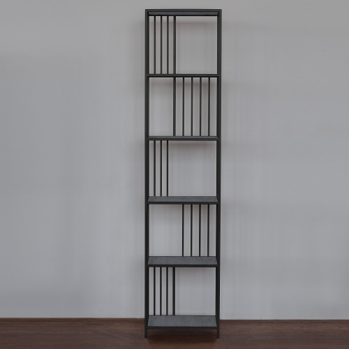 Стеллаж SOHO MINI, черный, керамика Antracite, 45*30*195 фото 6