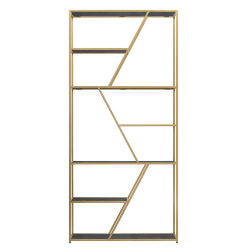 Стеллаж ARNETTA, золотой, керамика антрацит фото 6