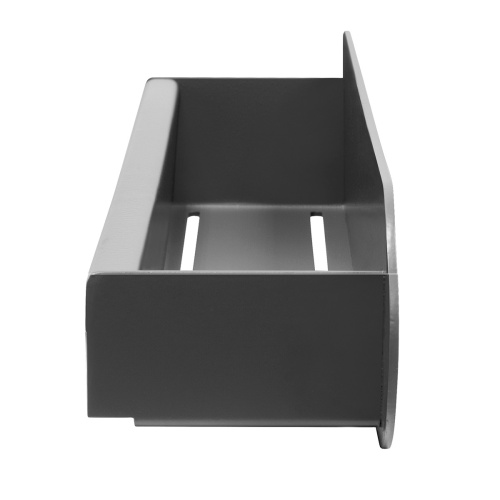 Полка для ванной комнаты OMEGA, 30 см, нерж. сталь, черная фото 8