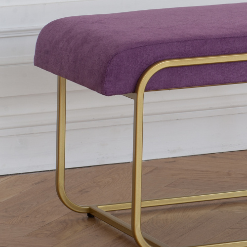 Банкетка SIENA, золотая, LAVANDA, 108*42*44 фото 3