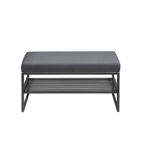 Банкетка RIMINI MINI, черный, Mouse Grey, 85*40*45