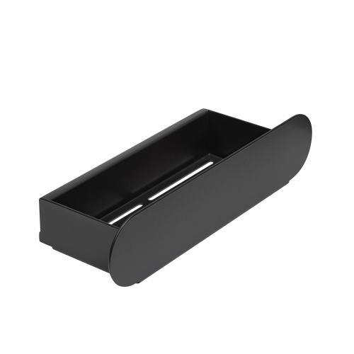 Полка для ванной комнаты SOLA, черная, 30 см